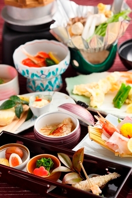 【海の京都】天然温泉と丹後の食材で彩る創作和食会席コースプラン　【1泊2食付き】